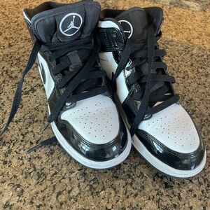 Nike Jordan’s Black High-Top Sneakers